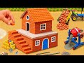 Fight Burns House Science Project Using Diy Tractor To Build 2 Story Fireproof House