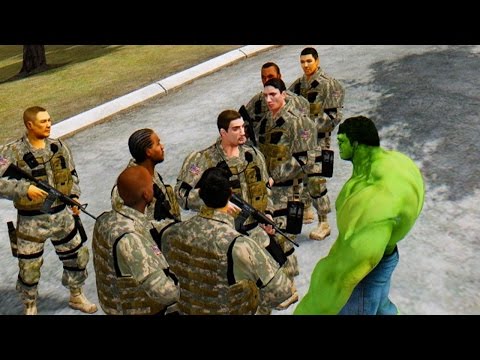 USA Army vs The Incredible Hulk - Epic Battle