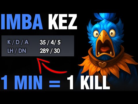 35 Kills Kez - 1 Kill Per Minute Immortal Mid | 7.39e