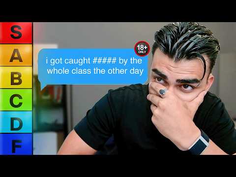 ranking my subscribers worst confessions