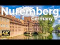 Nuremberg (Nürnberg), Germany Walking Tour (4k Ultra HD 60 fps) - With Captions