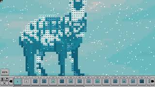 comfort gaming part 0010 - coloring pixels - "reindeer" (no commentary)