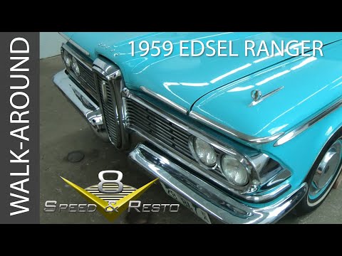1959 Edsel Ranger Walk Around Video at V8 Speed and Resto Shop V8TV
