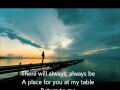 At The table, By Josh Garrels 
