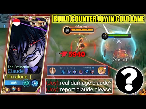 BEST CLAUDE TOP 1 BUILD & EMBLEM COUNTER JOY IN GOLD LANE | BUILD CLAUDE TERSAKIT 2022-TOP 1 GLOBAL