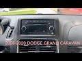 How To Install A Double Din Radio Backup Camera In 2008 2020 Dodge Caravan SE