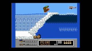 Town and Country Surf Designs: Wood and Water Rage (NES) Big Wave Encounter 1 Loop Playthrough
