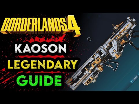 Borderlands 4 INSANELY OVERPOWERED SMG Kaoson Legendary Location Guide