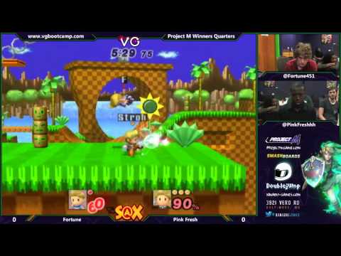 S@X 9/30/14 - Fortune (Lucas, Donkey Kong) vs Pink Fresh (Lucas) - Project M WQs - Smash PM