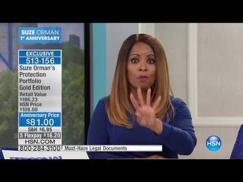 HSN | Suze Orman Financial Solutions for You 03.11.2017 - 05 PM