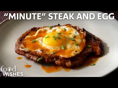 How to Make "Minute" Steak and Egg