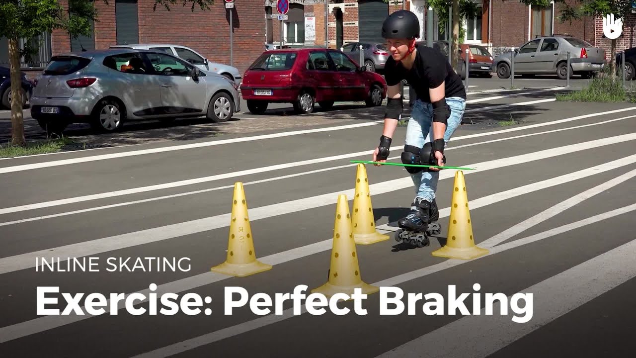 T Brake Rollerblading Excercise: How to Brake - Learn about Inline Skating | Sikana