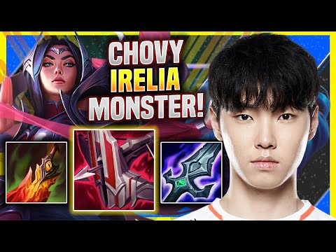 CHOVY IS A MONSTER WITH IRELIA! - HLE Chovy Plays Irelia Mid vs Lissandra! | Season 11
