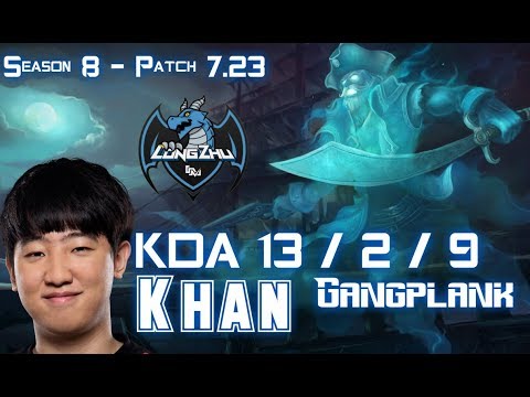 LZ Khan GANGPLANK vs KARMA Top - Patch 7.23 KR Ranked