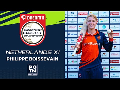 POTM: P.Boissevain - Group B, Match 14 - NED-XI vs FIN | Highlights | Dream11 ECC, 2022 | ECC22.038