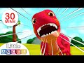 Baby T Rex Dinosaurs Song Kids Songs Nursery Rhymes Little Angel