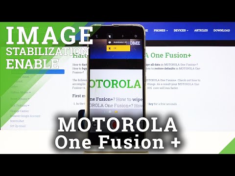 How to Activate Image Stabilization in MOTOROLA One Fusion+ – Camera Adjustment