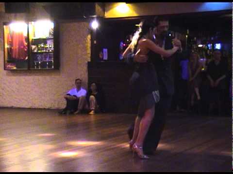  Mariana Dragone  and  Diego Riemer  are  dancing  to  the  vals  "  Mi Novia De Ayer  "