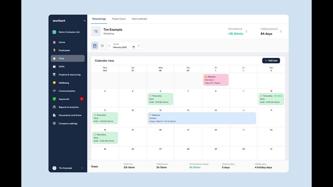 Workant: All-In-One HR Platform