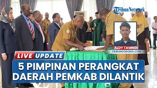 Bupati Sorong Lantik 5 Pejabat Pimpinan Tinggi Pratama, Perkuat Kinerja dan Pembangunan Daerah