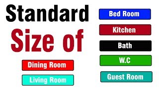 Building Planning and Drawing - Size of Residential Rooms - Civil Engineering Videos