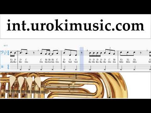 Tuba lessons CNCO, Prince Royce - Llegaste Tú Sheet Music Tutorial um-a-n352