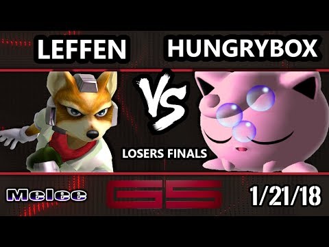 GENESIS 5 SSBM - Liquid'Hungrybox (Jigglypuff) VS TSM RB | Leffen (Fox) - Smash Melee LF