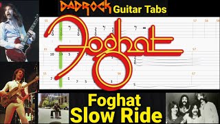 Slow Ride - Foghat - Guitar + Bass TABS Lesson