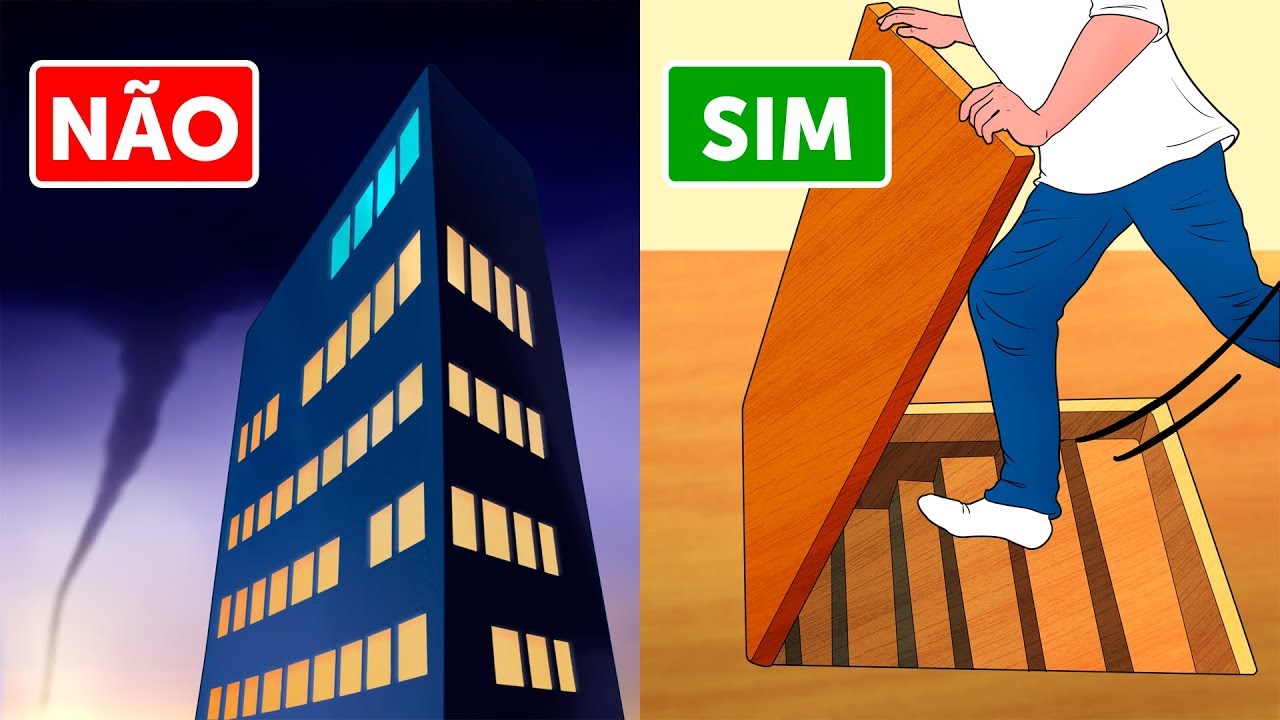 A única maneira comprovada de sobreviver a um tornado