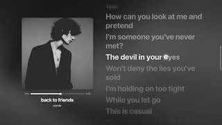 Download lagu Sombr - Back to Friends (Full Lyrics) mp3