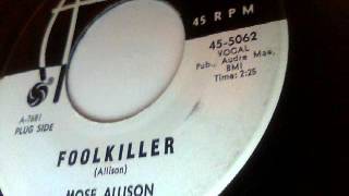 foolkiller - mose allison - prestige 1964