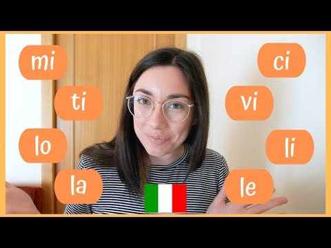 Understanding Italian Direct Object Pronouns [PRONOMI DIRETTI in italiano] (ita audio)