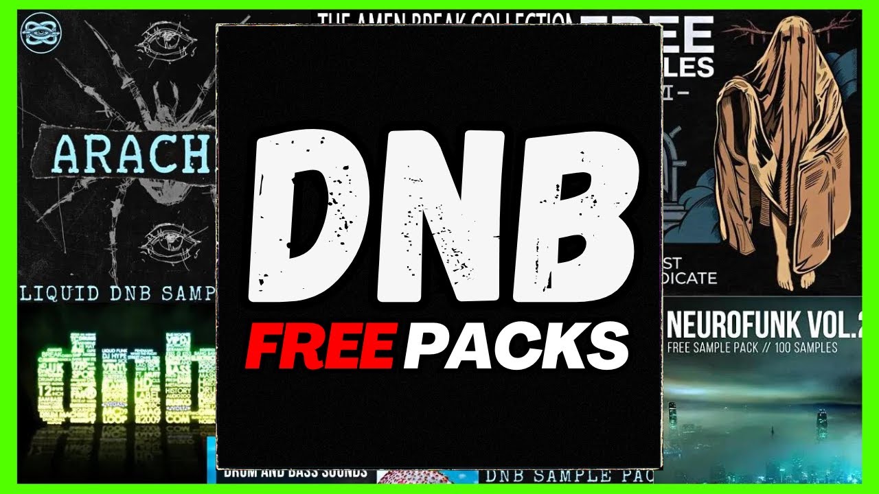 FREE Drum And Bass Sample Sacks | 9 FREE Sample PACKS 😲