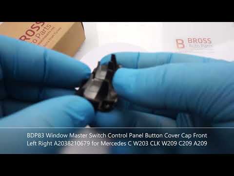 BDP83 Window Master Switch Button Cover Front Door 2038210679 for Mercedes C W203 CLK W209 C209 A209