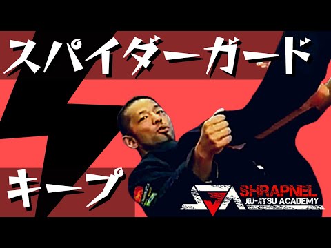 スパイダーガードのキープ【ブラジリアン柔術教則動画】
