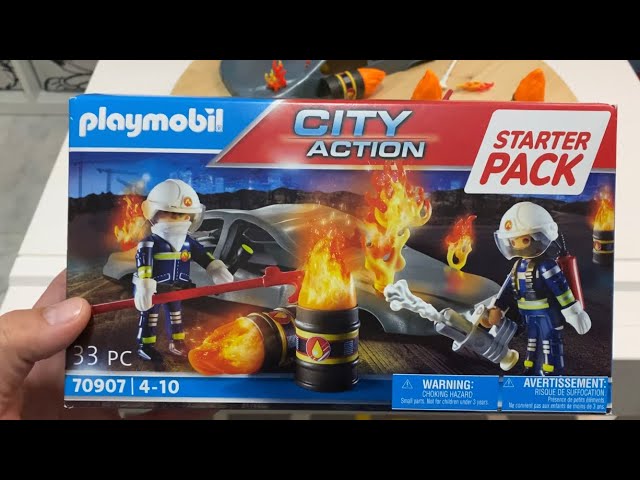 Vídeo relacionado con PLAYMOBIL | Action Heroes | Quad de Bomberos apaga Incendio de setos | Coche de Bomberos | Juguete para niños y niñas a Partir de 4 años | 71825