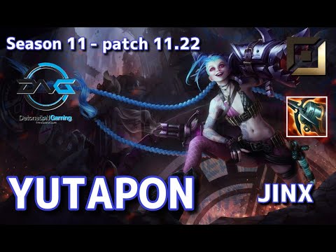 【JPサーバー/D4/Duo Ceros】DFM Yutapon ジンクス(Jinx) VS ジン(Jhin) BOT - Patch11.22 JP Ranked【LoL】
