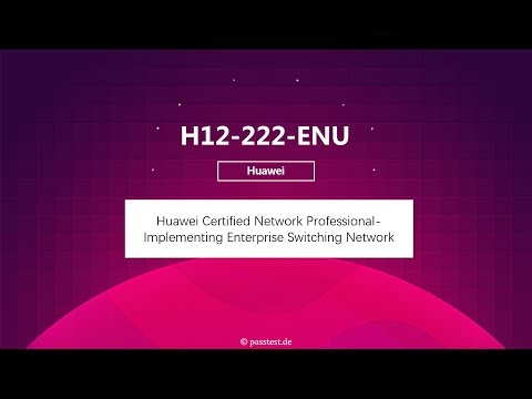 passtest.de! H12-222-ENU HCNP-R&S-IESN Prüfungserfahrungen