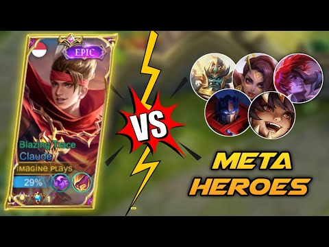 CLAUDE HYPER vs META HEROES! SOLO Q RANK | DAY 2 | iMAGINE Plays | MLBB