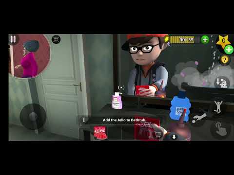 Scary Teacher 3D/ Enjoy watching Miss T get caught in a sticky mess by adding Jello to her bathtub..