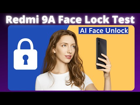 📷Redmi 9A - Face Lock Test ⚡️ How to Setup Face lock ⚡️Redmi AI Face Unlock Live Testing