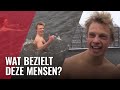 Amsterdammers zwemmen bij -6 °C