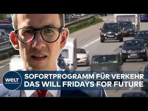 Video Thumbnail: VERKEHR IN DEUTSCHLAND: Fridays for Future stellt Sofortprogramm vor - Kritik an Volker Wissing