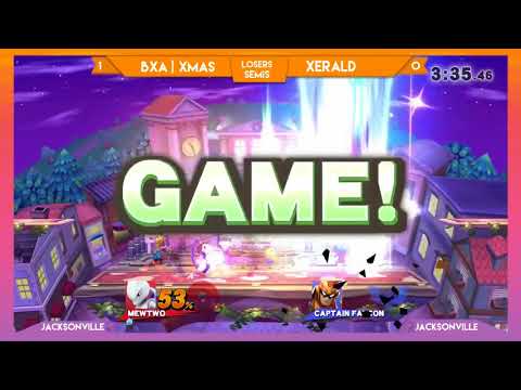Jax Smash Weekly 5/3 - Xerald(C. Falcon) vs. BxA | Xmas(Mewtwo) Losers Semis