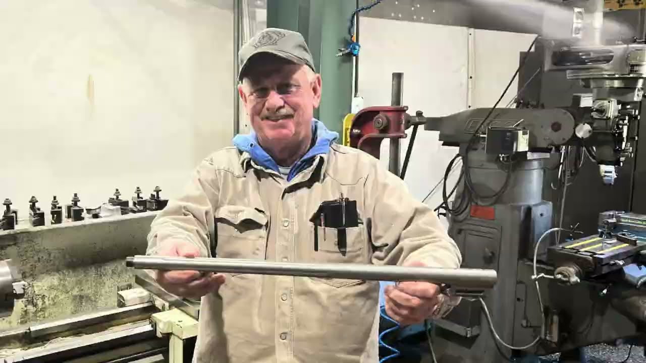 Threading a 35 Whelen barrel