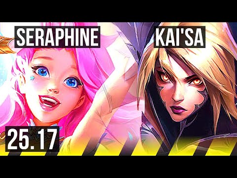 SERAPHINE & Elise vs KAI'SA & Pyke (ADC) | 9/3/10 | KR Grandmaster | 25.17