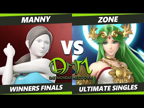DAT Monday Meltdown 247 Winners Finals - Manny (Wii Fit) Vs. Zone (Palutena) SSBU Ultimate