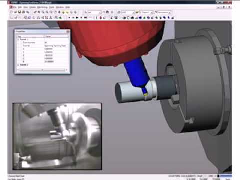 ESPRIT von DP Technology -  Spinning Tool Technologie