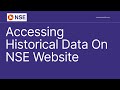 Accessing Historical Data on the NSE Website
