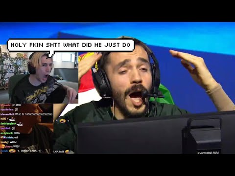 xQc Shocked by Insane 1v4 Clutch by "MUTiRiS"